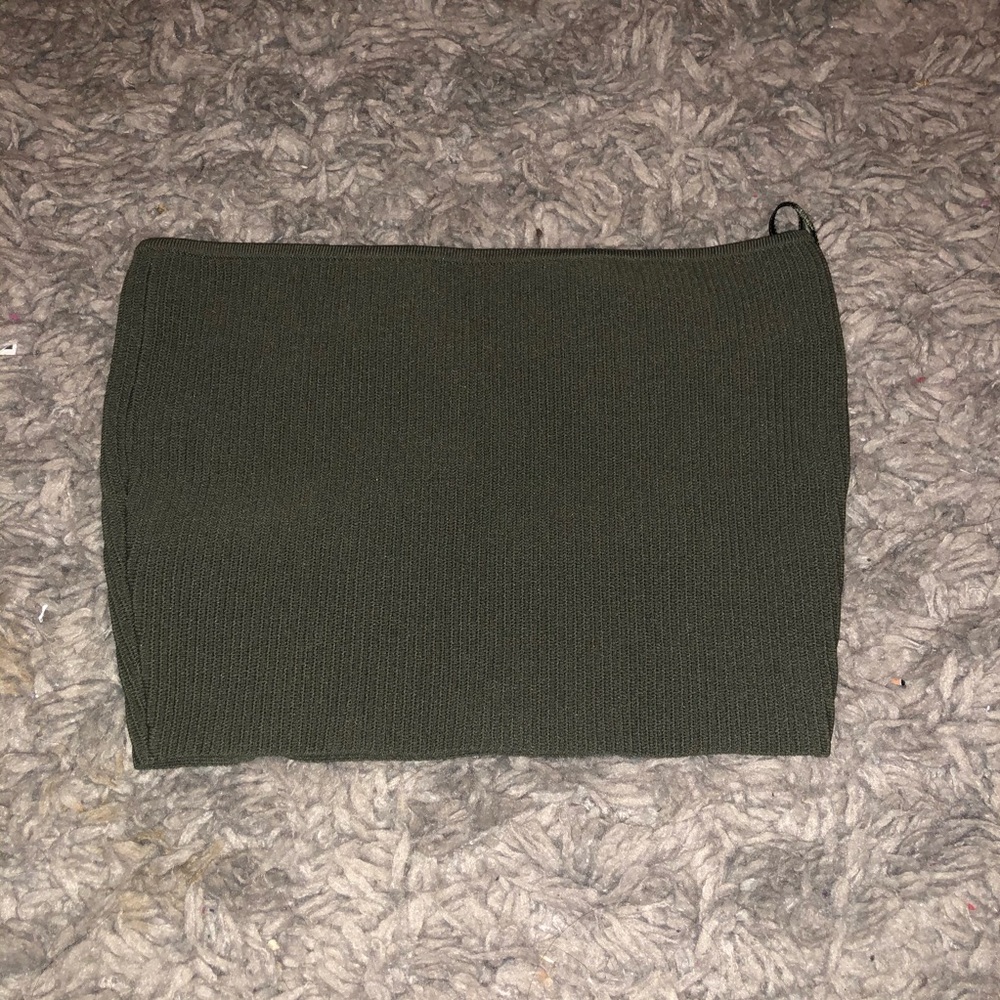 LA Hearts Ribbed Tube Top